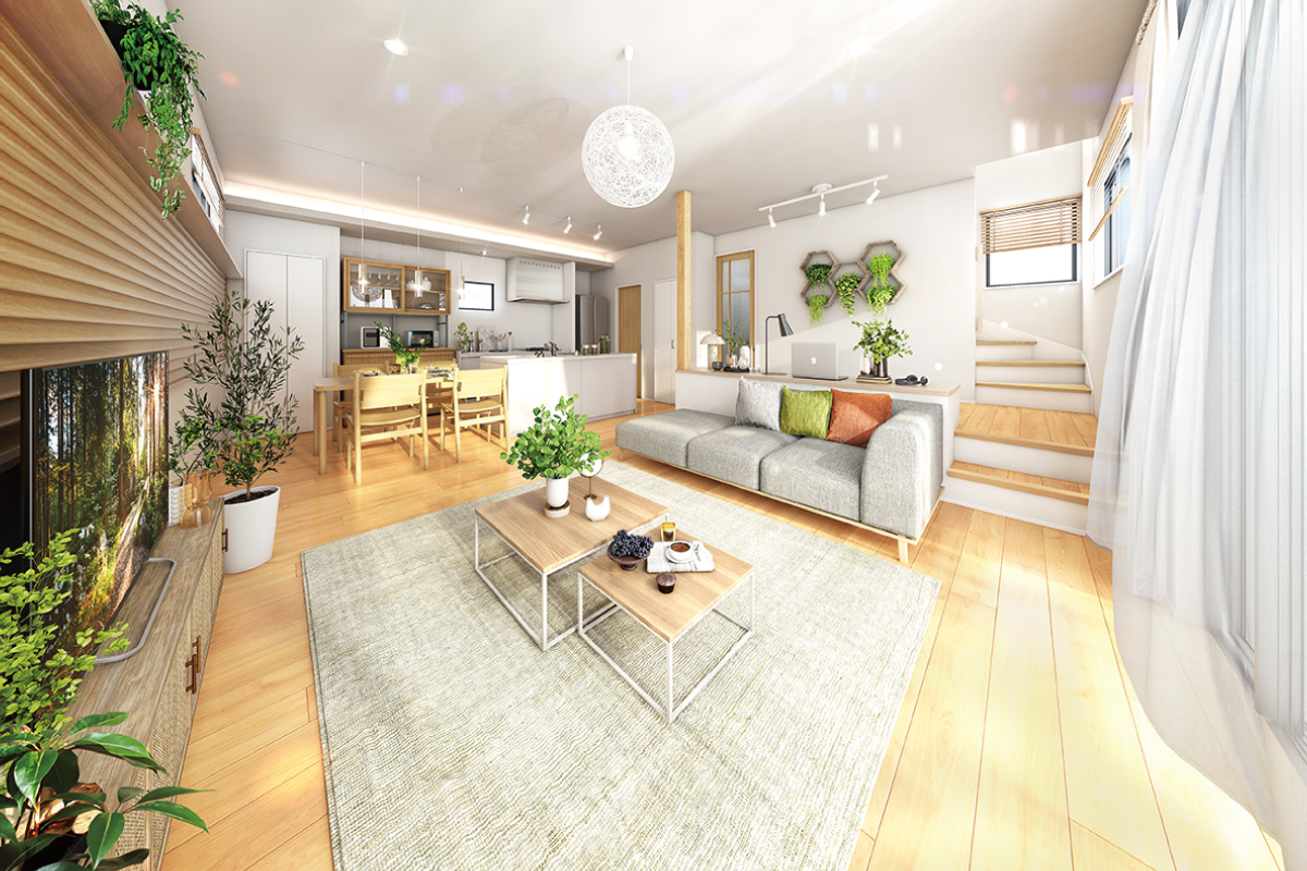 ※掲載の完成予想図は図面を基に描いたもので実際とは多少異なります。