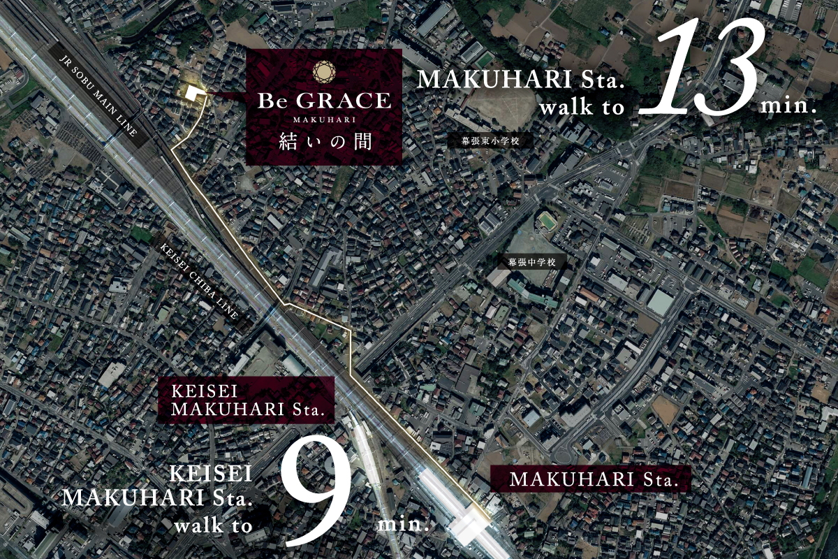 ※航空写真は国土地理院ウェブサイト(https://www.gsi.go.jp)出典のもの(2019年10月撮影)に一部CG加工を施したもので実際とは異なります。