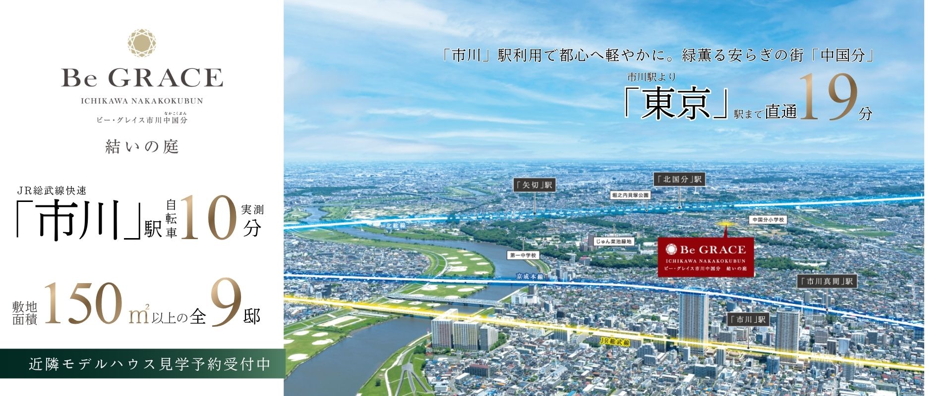 ※掲載の航空写真は2019年6月に撮影したものに一部CG加工を施してます。※自転車の所要時間は実測です。