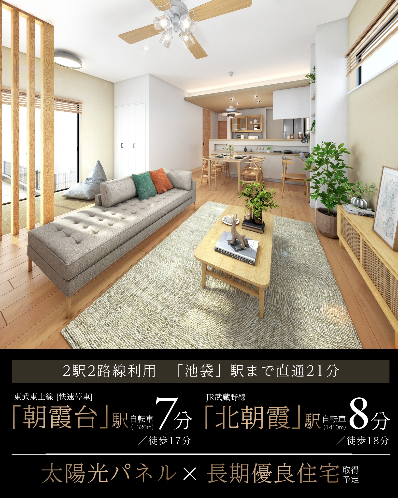 ※完成予想図は図面を基に描いたもので実際とは多少異なります。※自転車の賞時間は実測です。